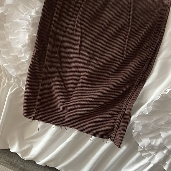 We The Free brown corduroy wide leg pants - Picture 3 of 5